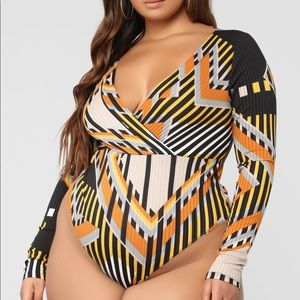 Fun print bodysuit